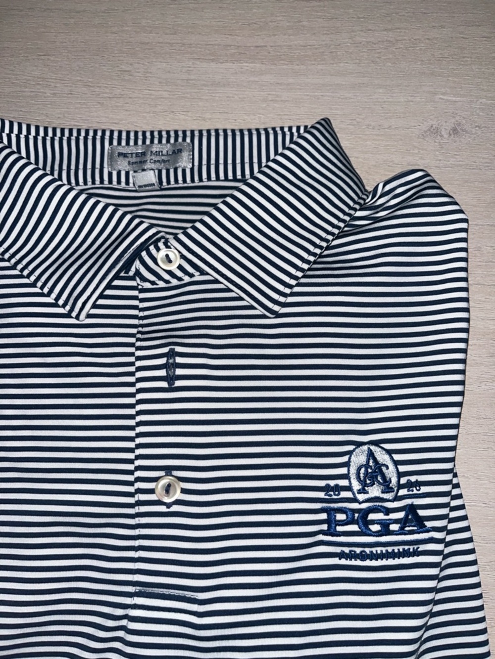 Peter Millar Navy & White Striped 2026  PGA Championship Aronimink
